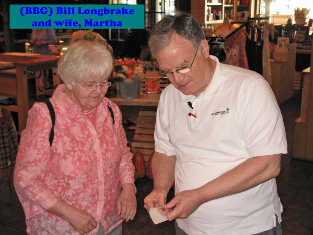 Bill Longbrake with wife Martha