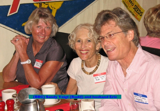 Sanday Voigt, Barb Cooley (Rudd) with husband Eric